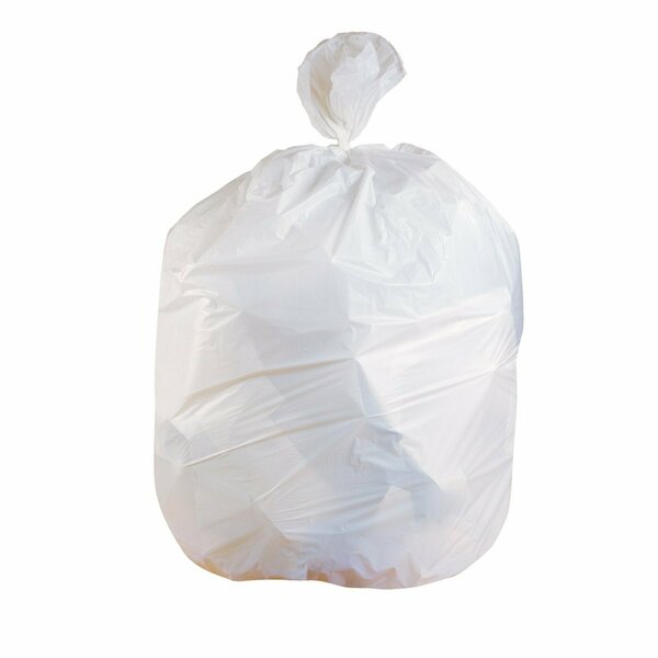 Heritage Bag 40X46 LLDPE White 0.75 Mil Coreless Roll Can Liners 40-45 Gal, 5PK H8046EW R01